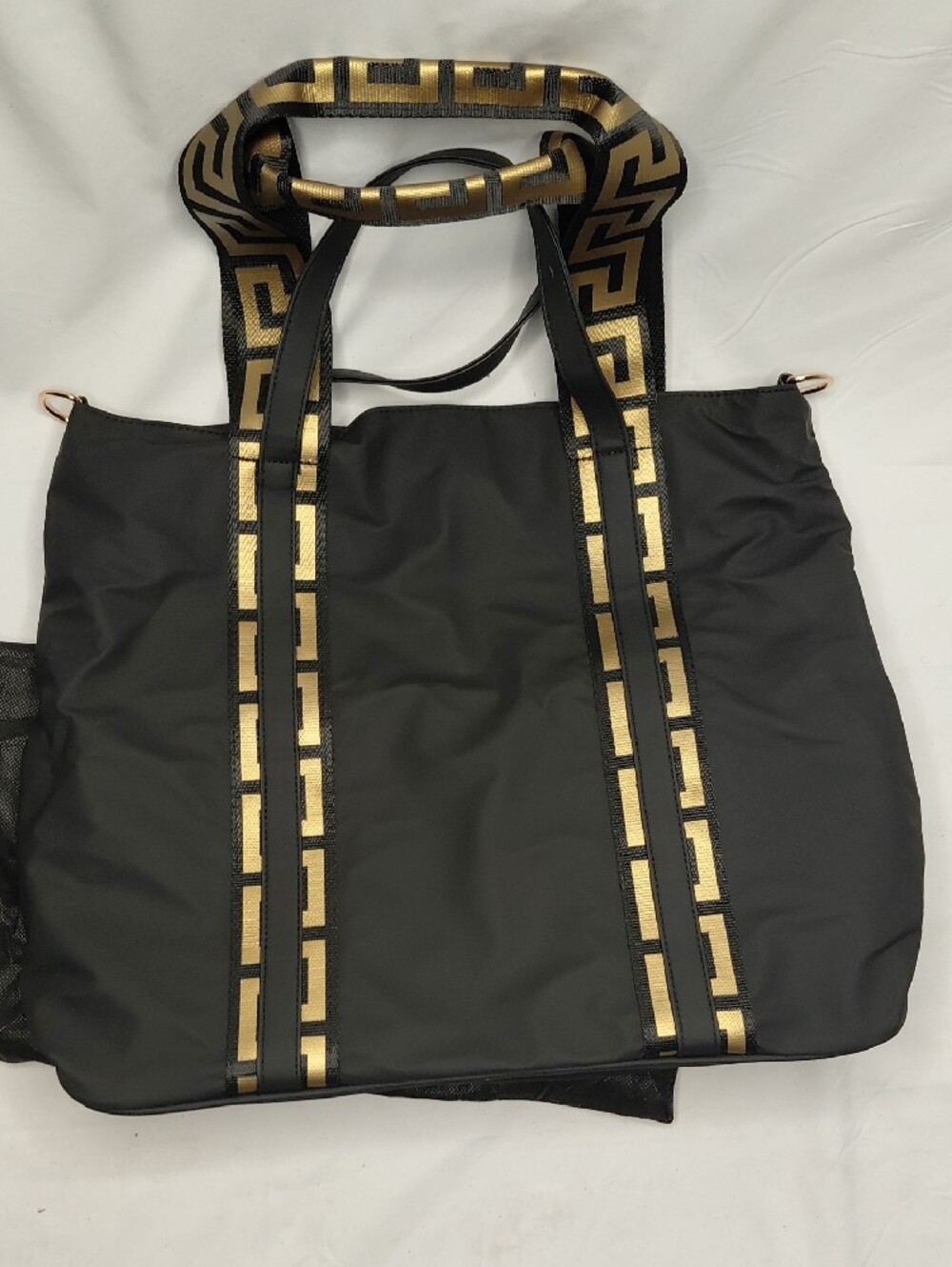 Versace Black Tote with Gold Medusa Logo - Picture 4 of 11